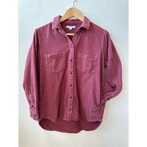 Madewell Flannel Ex-Boyfriend Shirt with Chest and Side Pockets